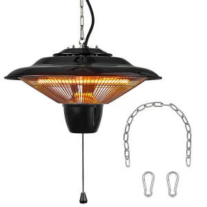 1500W Outdoor Hanging Patio Ultra-Quiet Electric Heating Lamp