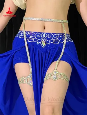 Belly Dance Accessories for Women Oriental Dance Performance Costume Accessories Detachable Leg Chain Foot Belts