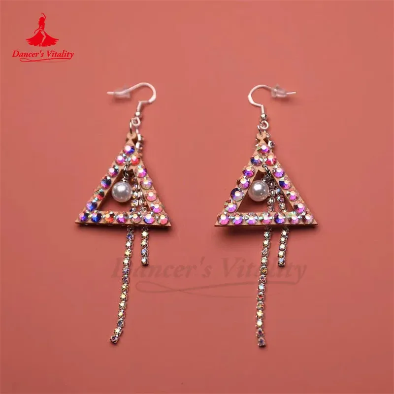 Belly Dance Earrings for Women Dance Performance Costumes Jewels