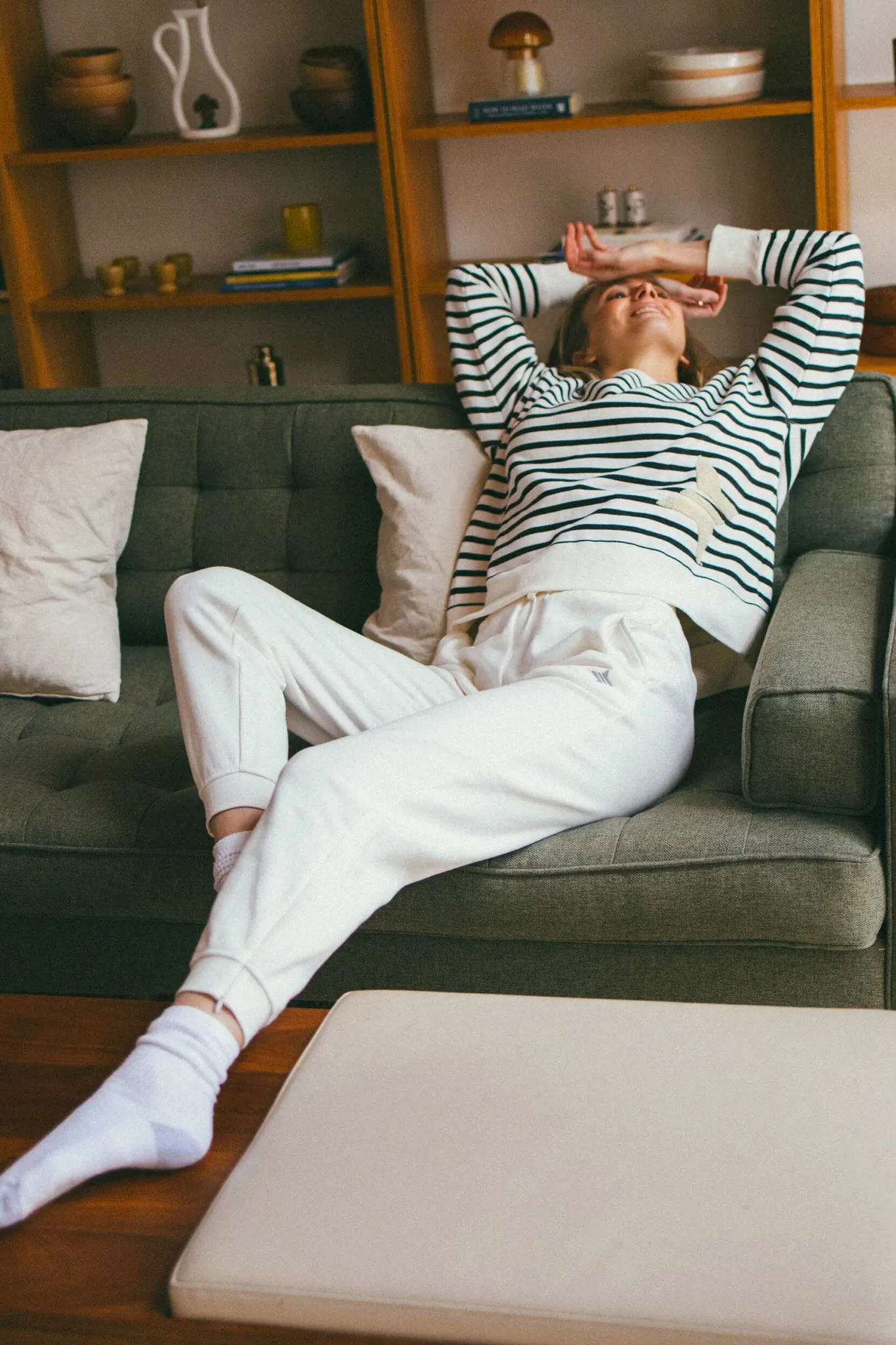 Black and White Stripe Natasha Pullover