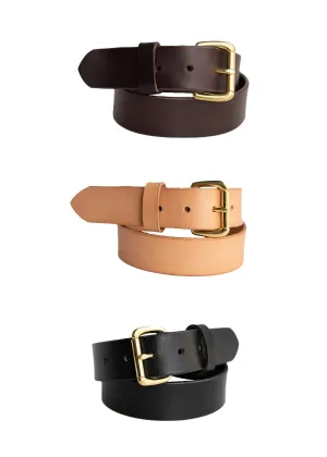 Brigg Leather x InR Handmade Belt