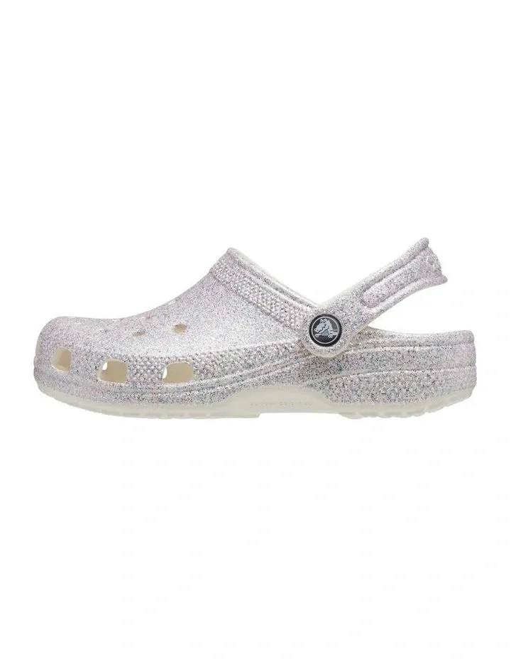 Classic  Glitter Clog Kids - mystique glitter