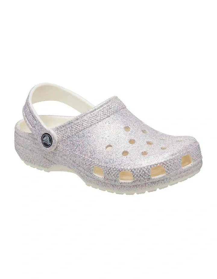 Classic  Glitter Clog Kids - mystique glitter