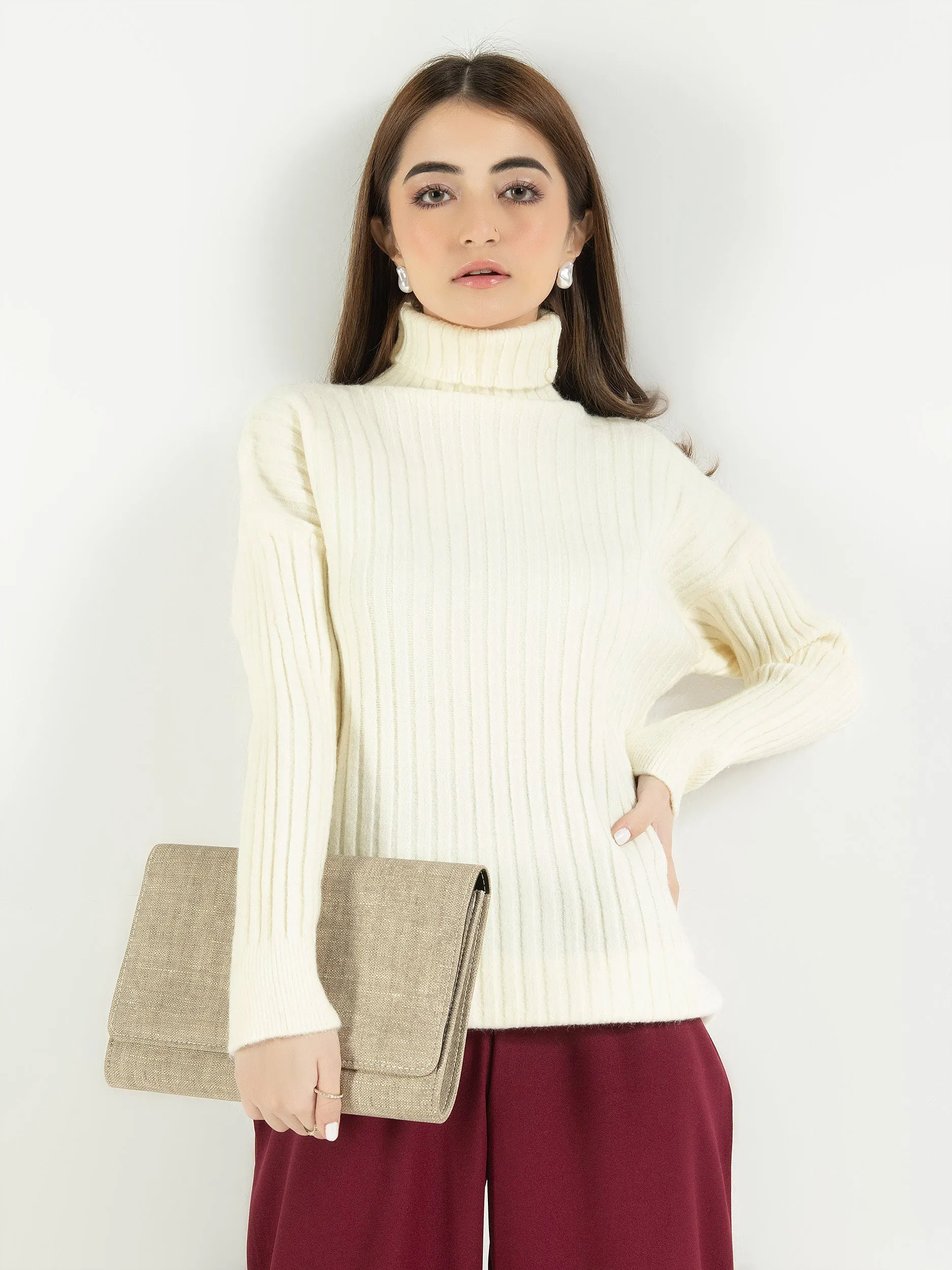 Classic High Neck Sweater