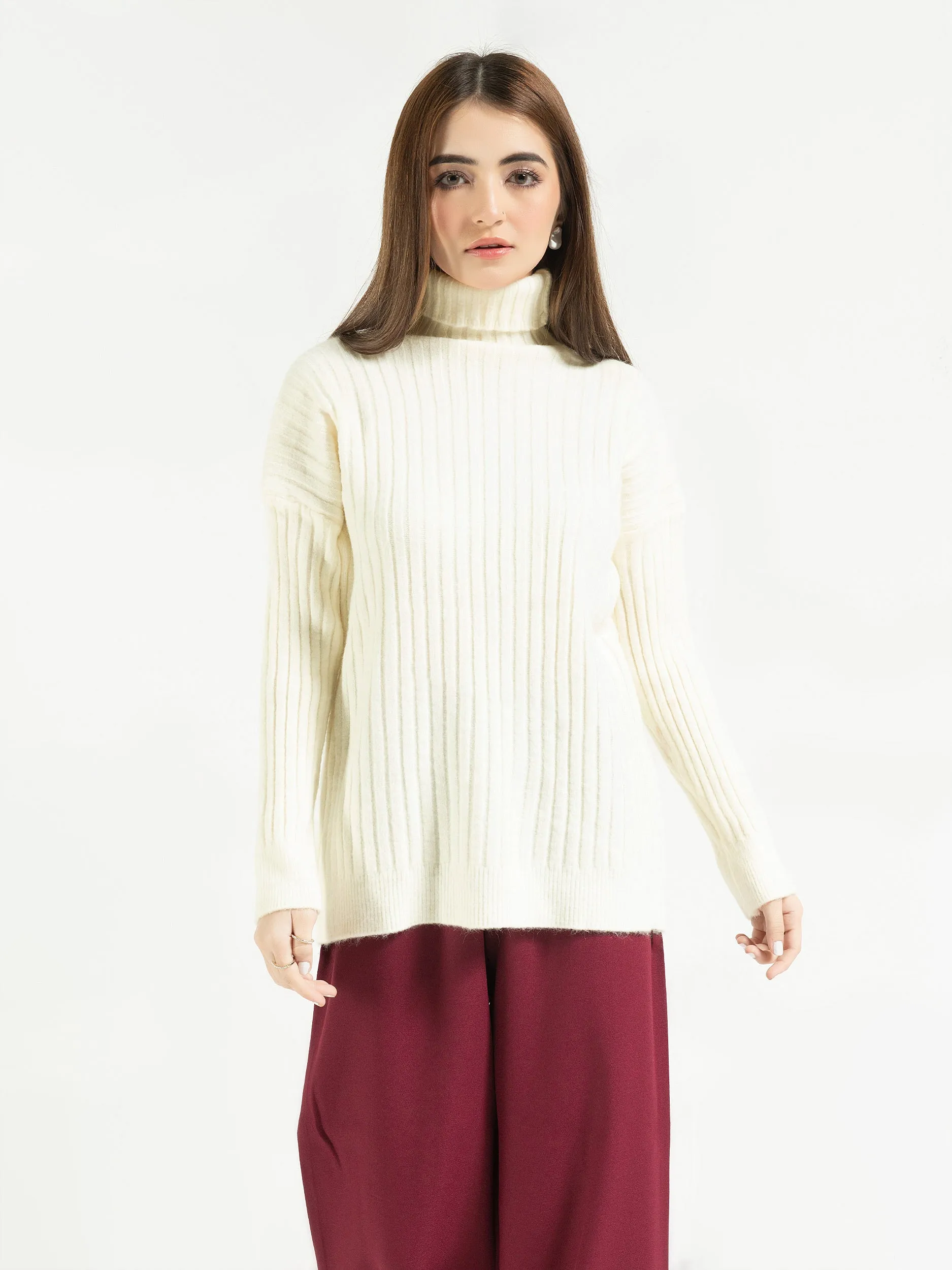 Classic High Neck Sweater