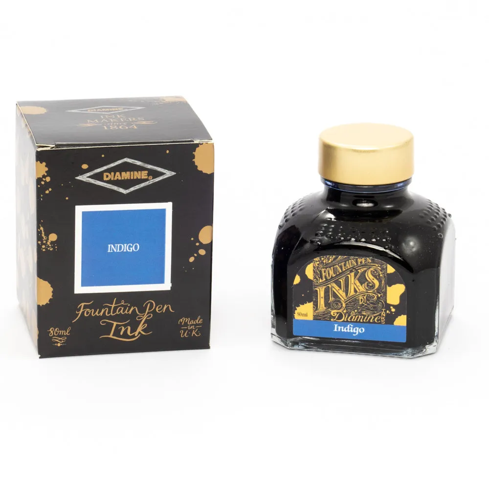 Diamine Indigo (80ml) Bottled Ink