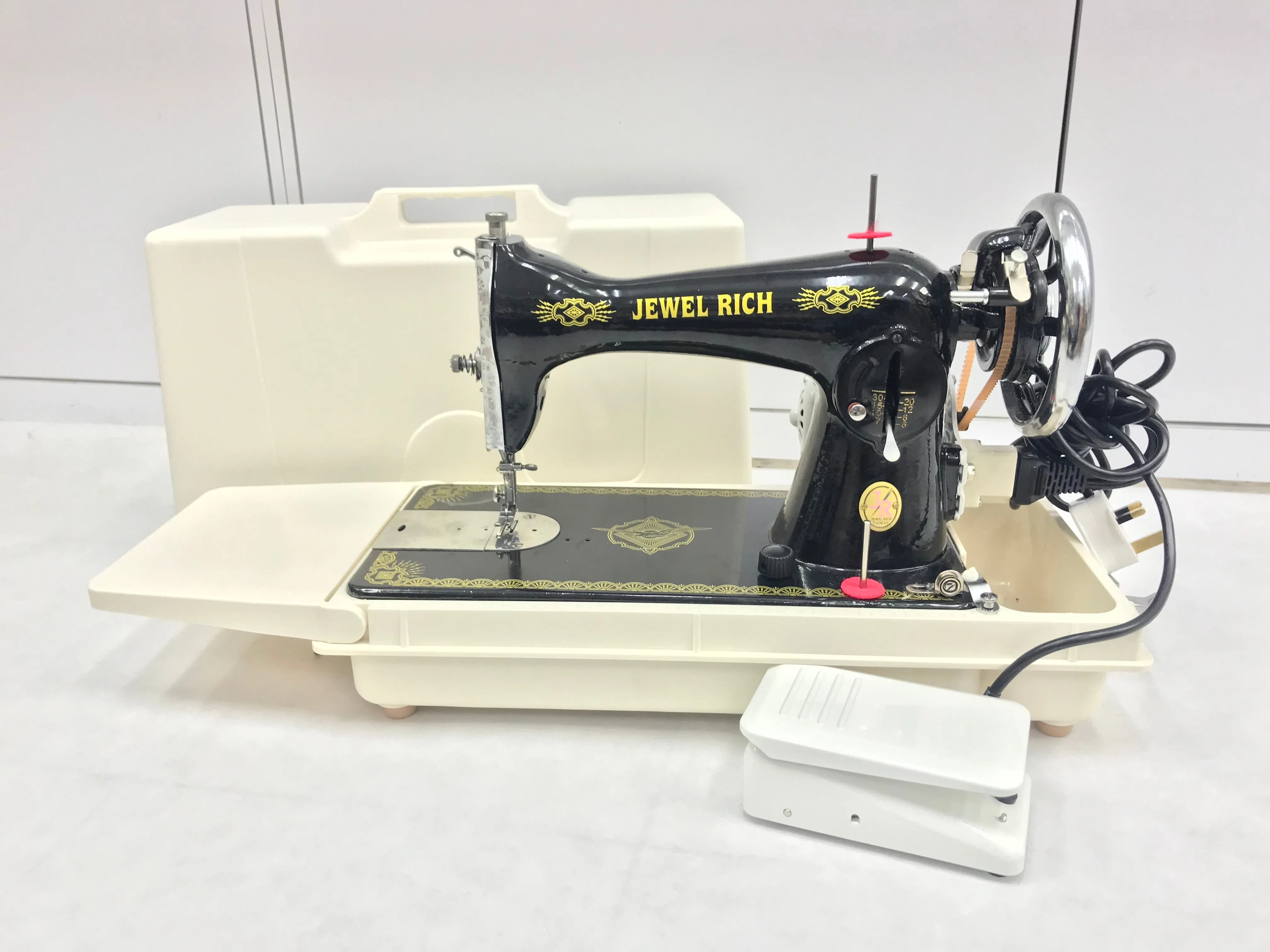 Heavy Duty Sewing Machine  - Portable setup with Motor drive.