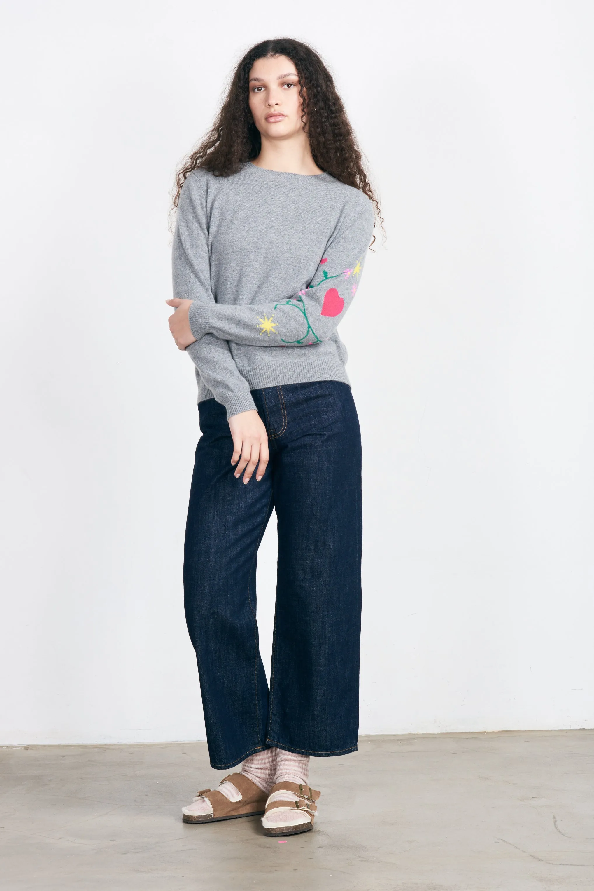 Jumper 1234 Cashmere Folklore Crew