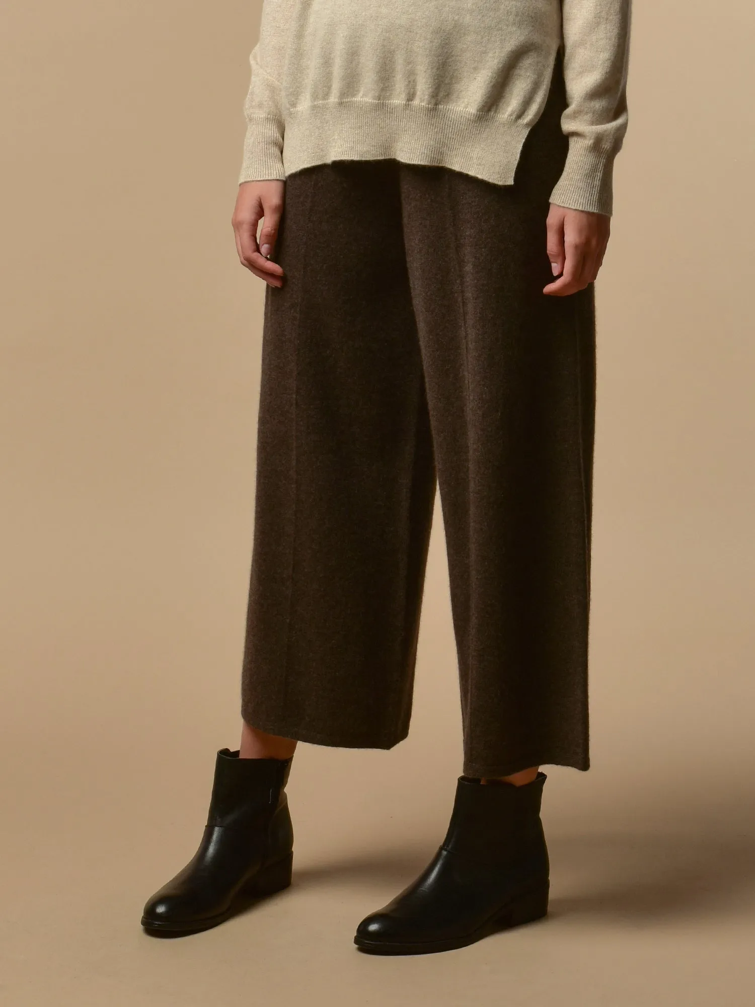 Loose Fit Pants_Cocoa Brown