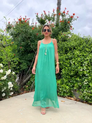 Made in Italy Silk Maxi Dress