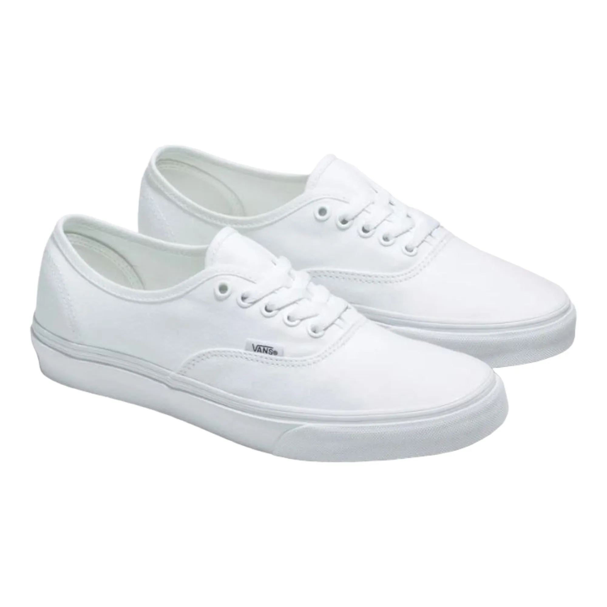 Mens Vans Authentic True White Lace Up Shoes