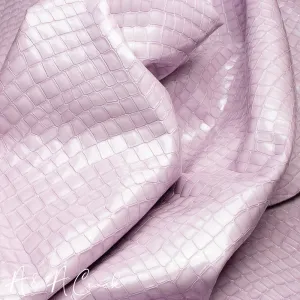 MOCK CROC PATENT - LAVENDER CLOUD - 1.0/1.2mm