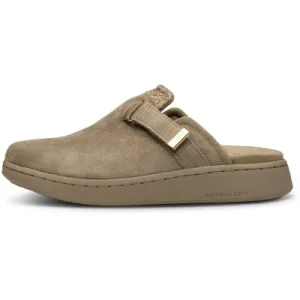 Woden Vega Clog Suede-Sliver Mink