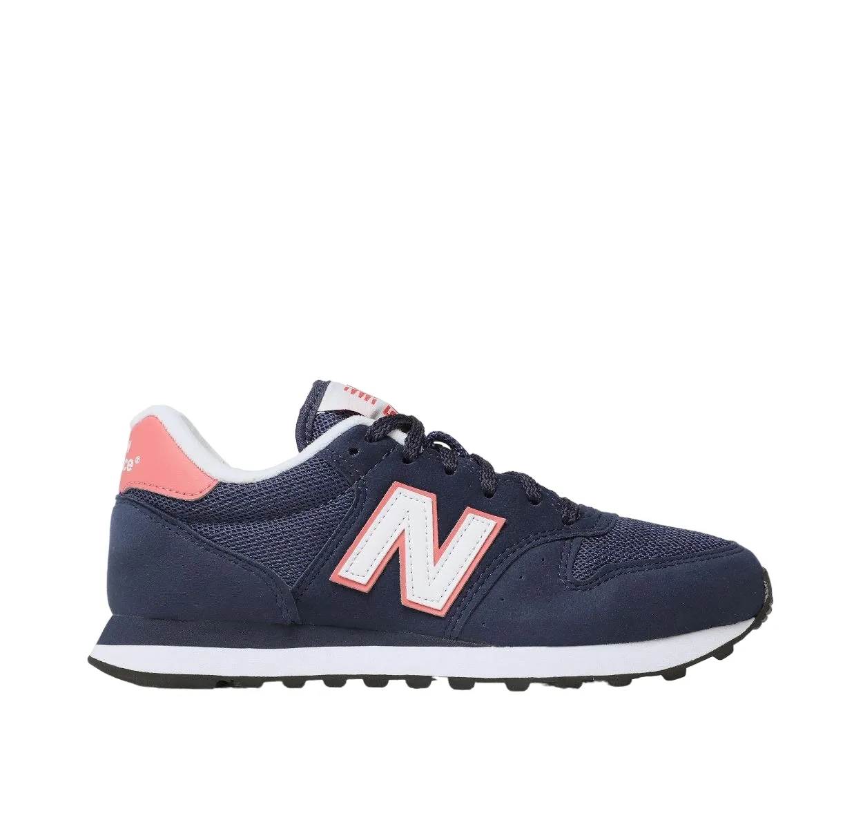 Womens New Balance 500 Navy Athletic Casual Shoes